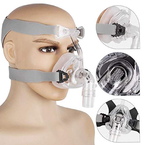 Denshine Universal Headgear Full Mask Nose Breathing Mask for C-Pap Mask Interface Sleep&Snore Strap with Adjustable Straps Headgear (L)