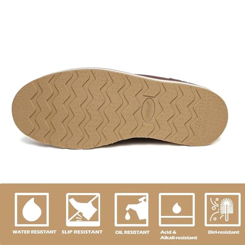 Men’s Soft Toe Work Boots – EH Rated, Slip-Resistant Leather Moc Toe Boots, Lightweight, Durable & Breathable Construction Shoes4