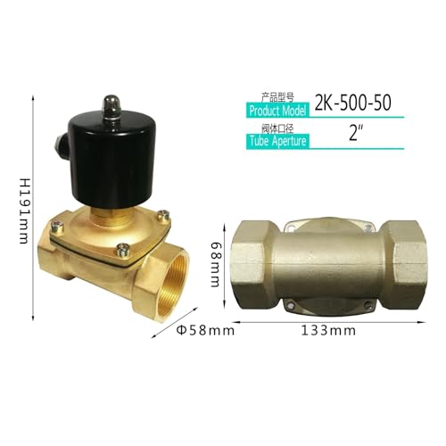 Électrovanne 220V DN35 pour stopper les fuites d'eau et de pression d'air