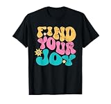 Find Your Joy Merch Store Unisex-Adults, Unisex-Kids Black Modern Classic T-Shirt