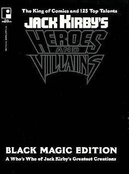 Paperback Jack Kirby's Heroes and Villians (Black Magic Edition) Book
