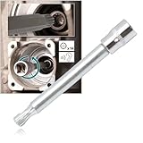 DSG Dual Clutch Transmission Motor Electromechanical Unit Unlock Tool Reset Tool for DSG 6 Speed DPS6 6DCT250, Gearbox Removal Tool 6mm 14 Spline Socket with 1/4