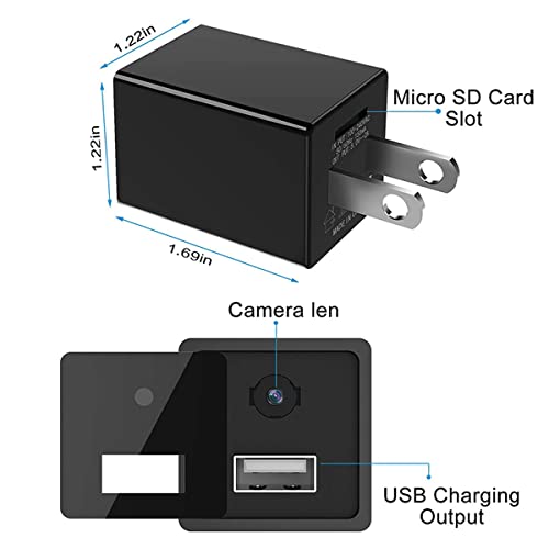 Spy Camera Hidden Camera Mini Camera Wifi Usb Charger Camera Hd 1080P Wireless Portable Home Security Cameras Covert Nanny Cam With Motion Detection For Home And Office Surveillance #TOP1