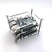 GeauxRobot Raspberry Pi 3 B 2-layer Dog Bone Stack Clear Case Box Enclosure also for Pi 2B B+ A+