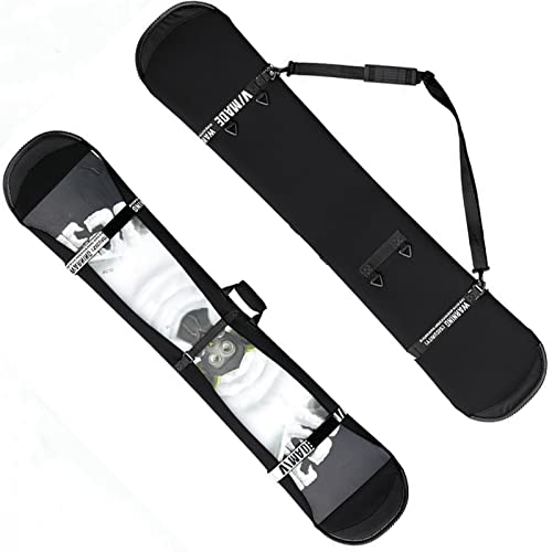 WEALTHY73 Portable All-Round Veneer Protection Bag SBR Elastic Fabric Anti-Scratch Waterproof Ski Bag Veneer Storage Sleeve Shoulder Rubber Wear-Resistant,White,150CM