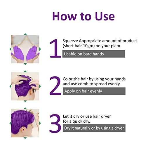 Image of ButiPure Temporary Root Touch Up Concealor | Ammonia, Paraben & PPD Free | Zero Damage Hair Colour 60g | Pack of 2