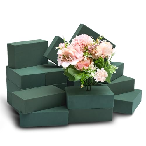 Bloc de mousse florale lot de 20 briques vertes pour composition de fleurs de table