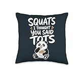 Funny Potato Tots Pun Snack Throw Pillow