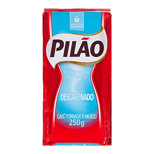 Café Pilão Torrado e Moído Descafeinado Vácuo 250g