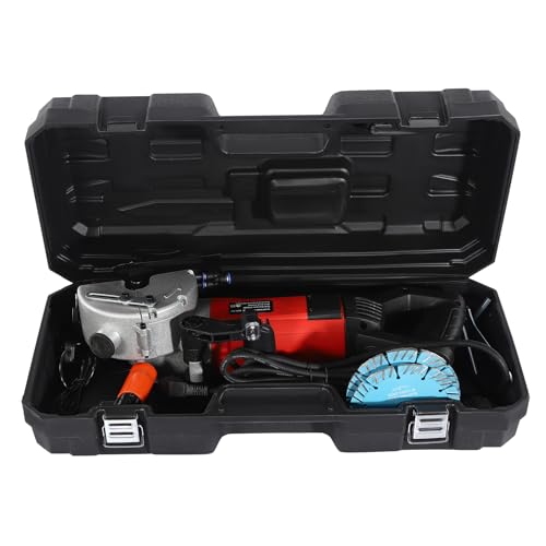 Fresa Ranuradora de Muros con Guía Láser 3500 W 5000 rpm, Fresadora Eléctrica de Pared, Profundidad Máx y Ancho de Ranura 42 x 40 mm, Hoja 133 mm, para Cortar Hormigón, Mármol, Granito