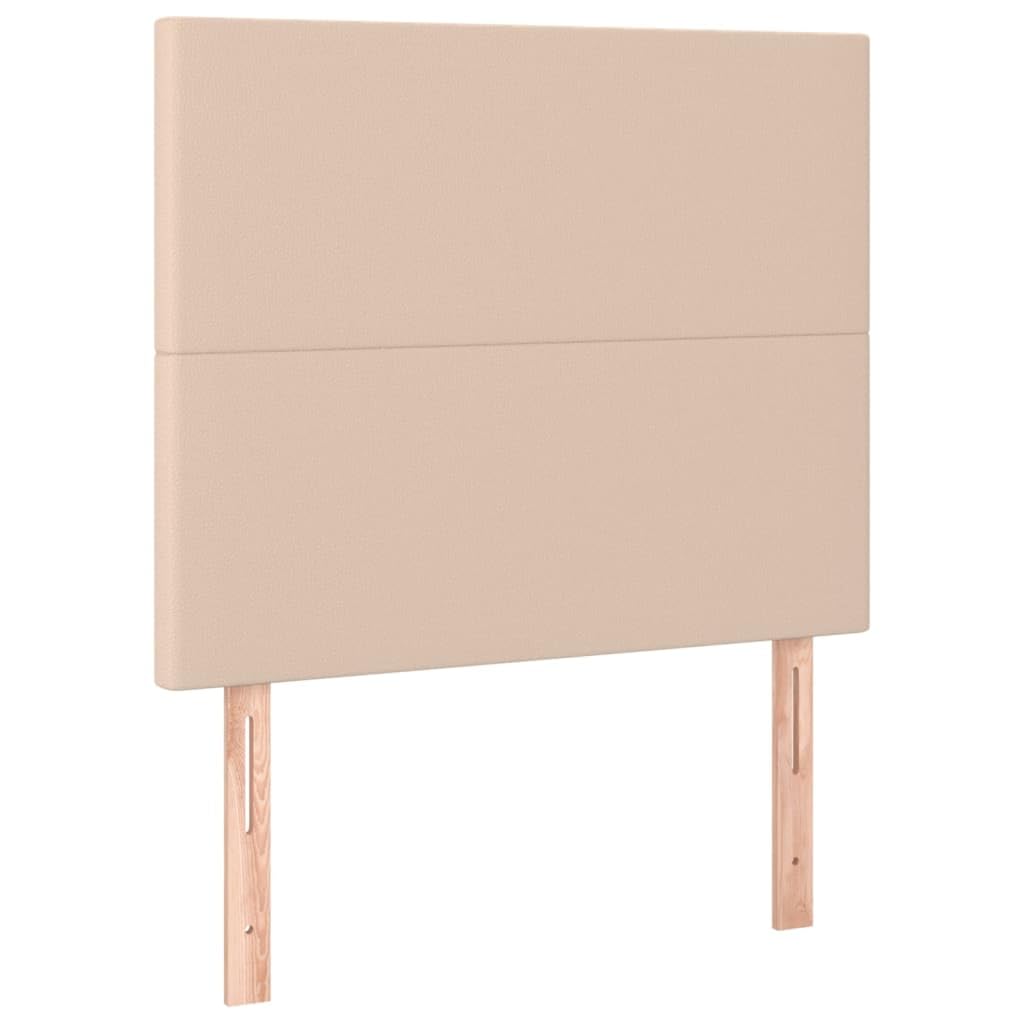 vidaXL Tête de lit Cappuccino 90x5x118/128 cm Similicuir