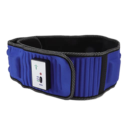 CHICIRIS Electric Vibrating Slimming Belt, Waist Heating Pad Relieves Muscle Fatigue Oval Swing Movement for Home (US Plug)