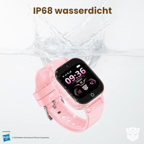 Transformers Smartwatch Kinder mit Videoanruf, IP68 Wasserdicht Schulmodus – Ansicht 5