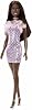 Shimmer Barbie - Pink Sequin Dress Black