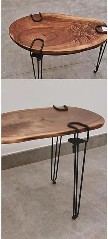 パンチフリーテーブル脚とブラケット金属鉄Fクリップ屋外キャンプコーヒーテーブル三脚DIY取り外し可能