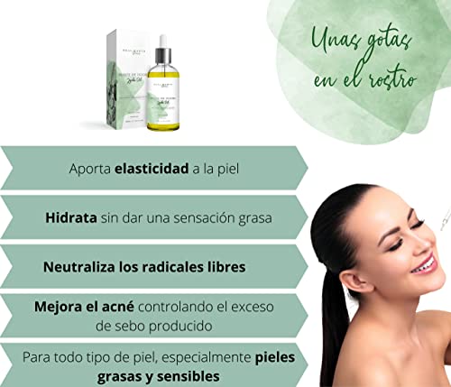 Jojoba Oil Organic 100 ml, 100% Pure & Cold Pressed Face Oil, for Skin Hair, Nails, Moisturiser Against Acne - Image 4