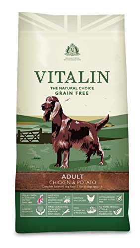 Vitalin Adult Fresh Chicken and Potato Dry Dog Food, 2 kg - Pack of 4