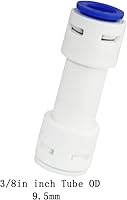 Vista 2 de 2pcs 3/8 "empuje para conectar la válvula de retención unidireccional para RO(ósmosis inversa) filtro de agua