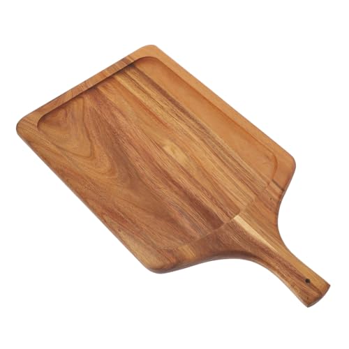 LABRIMP Piatto Da Portata in Legno Vassoio Per Pizza e Affettati Tagliere Per Alimenti Sicuro e Durevole Utilizzabile Come Piatto Da Dessert Per Insalate Per Casa Ristorante o Caffetteria