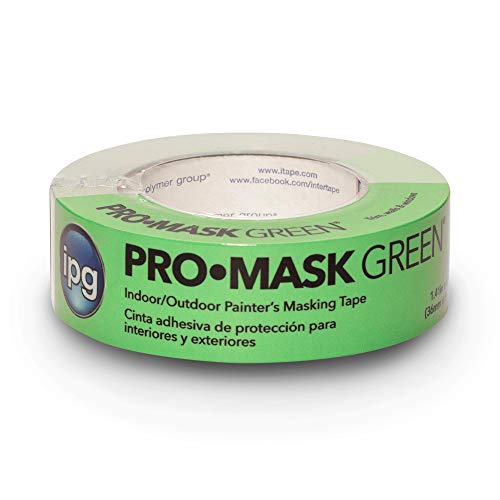 Image of IPG ProMask Green, 8-Day Painter's Tape, 1.41 inch x 60 yd, Green, (Single Roll)