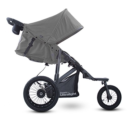 Joovy Zoom 360 Ultralight Jogging Stroller, Large Canopy, Lightweight Jogger, Extra Large Air Filled Tires, Charcoal #TOP1