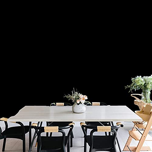 Image of JAAMSO ROYALS Black Plain matt Wallpaper - Self Adhesive, Water Proof, Peel and Stick Sticker (60 CMx 50 CM0 CM, Black)