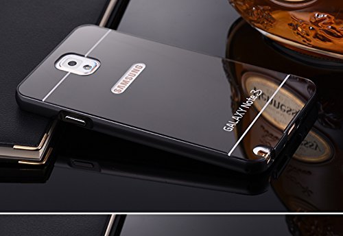 Samsung Note 3 Case,Ultra-thin Luxury Aluminum Metal Mirror PC Back Case Cover for Samsung Galaxy Note 3 N9000 (Gray)