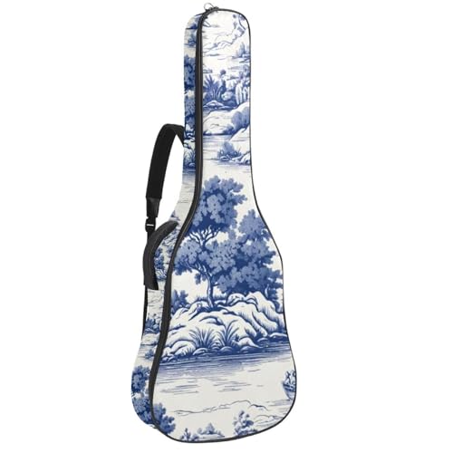 Housse guitare basse 101,6 cm étui guitare acoustique double bretelle