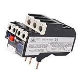 Risegun Elektrisches Überlastrelais, Thermisches Überlastrelais, manuelle und automatische Rückstellung, Einstellbarer Motorschutzrelais Überlastschutzrelais 750 V, 12–18 A