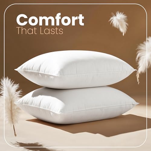 Utopia Bedding 12x20 Pillow Inserts, White Throw Pillows for Couch, 2 Pack - 3