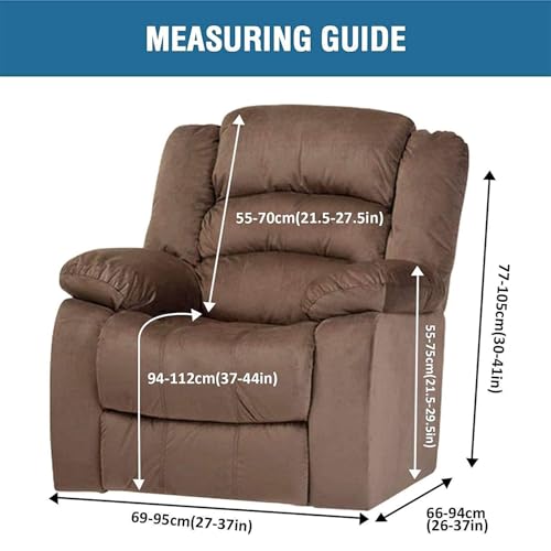 Funda para sillón reclinable elástica que cubre rozaduras y protege el sofá 5