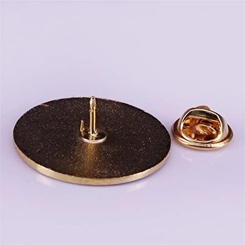 Believe in Yourself Enamel Pin inspirational quote badge round button Brooch golden worlds Accessory kids adults friends gift2