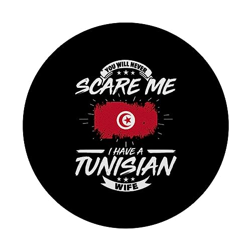 Tunisia Tunisian Roots Tunisian Heritage Proud Tunisians PopSockets Swappable PopGrip, Black - Image 3
