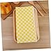 Kichvoe 100pcs Greaseproof Baking Paper for Pizza Fries Burgers Yellow Checkered Oil Paper for Food Wrapping Serving Food-grade Thick Tear-resistant for All Fried