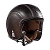 Royal-Enfield-Granado-Neo-Helmet-ISI-and-DOT-Certified-Leather-Outer-Shell-High-Impact-Grade-Thermoplastic-Impact-Protection-Vented-EPS-Dark-Brown-L Royal Enfield Granado Neo Helmet | ISI and DOT Certified Leather | Outer Shell: High Impact Grade Thermoplastic | Impact Protection: Vented EPS Dark Brown | L