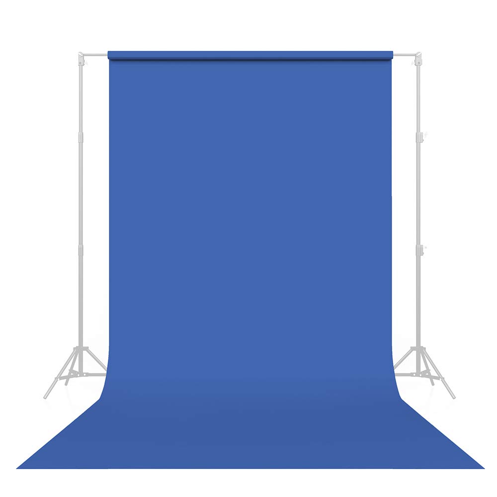 Savage Seamless Paper Photography Backdrop - #58 Studio Blue (86 in x 36 ft) for YouTube Videos, Live Streaming, Interviews and Portraits - Made in USA