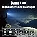 WUBEN C3 Rechargeable Flashlight 1200 High Lumens Super Bright, LED Tactical Flashlights, Powered EDC Flash Light IP68 Waterproof, 6 Light Modes for Camping, Emergency, Outdoor, Rescue, Inspection