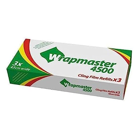 Wrapmaster PVC Cling Film Refill Rolls Case Cover