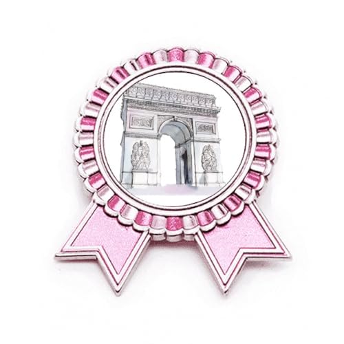 Pin Arc de Triomphe Paris : médaille broche en métal style rétro chic