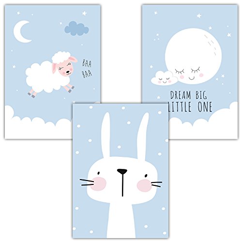 Frechdax® - Set di 3 poster per la cameretta dei