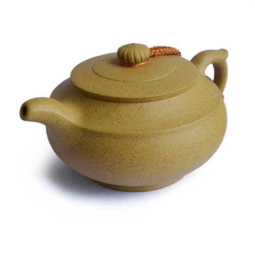 Teiera da 320 ml di argilla cinese Yixing Huangduan Zisha Classic grande foro