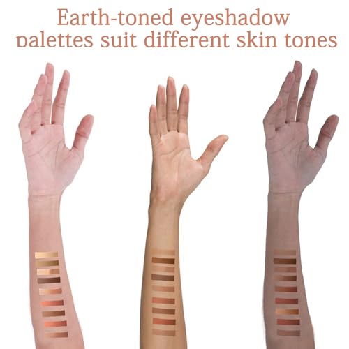 Gregali 9 Color Eyeshadow Multicolored Eyeshadow Palette Brown Waterproof Long-Lasting Eyeshadow Palette for Women Blendable Shades Brown Eyeshadow Palette with Soft Shimmers Matte - Image 4