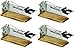 Produktbild Hillfield® 4er Set Lebendfalle für Mäuse & kleine Ratten - DAS ORIGINAL - Tierfreundliche Falle mit Schwanzschutz - Draht-Kastenfalle aus Metall & Holz - Mäusefalle Lebend Mausefalle Rattenfalle
