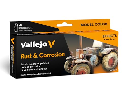 Vallejo Model Color Set 70262 Rust & Corrossion By Chema Cabrero (8X18Ml)