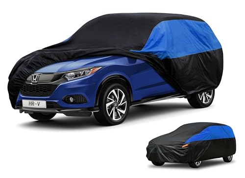 Image of GUNHYI Car Cover Custom Fit HR-V Waterproof All Weather, Lightweight Full Exterior Cover for Automobiles Outdoor Sun UV Rain Dust Snow Wind Protection.