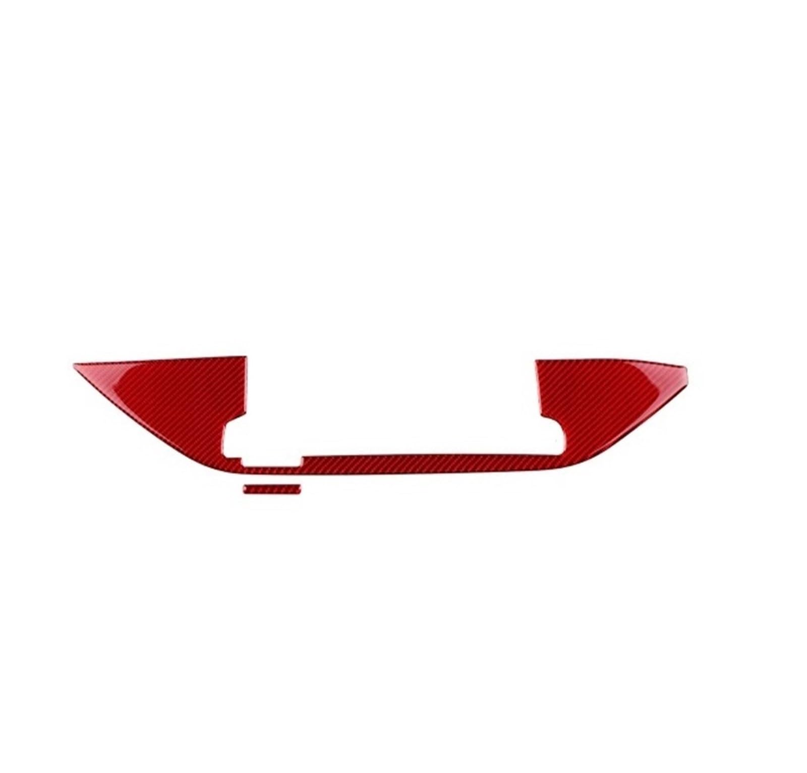 Car Trim Interior for Kia for Stinger 2019-2023 LHD RHD Car Central Navigation Screen Trim Accessories Soft Carbon Fiber Sticker Interior Mouldings(RHD 8inch Display RD)