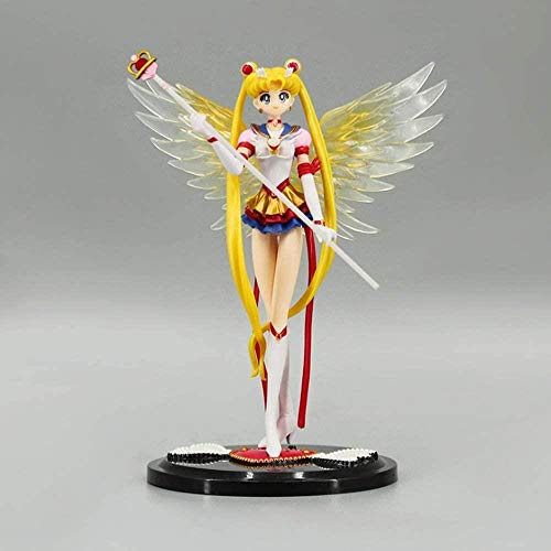 手作りモデルケーキデコレーションアニメセクシーは誕生日飾りセーラームーンアニメモデルPVCキャラクタースタチューアクションフィギュアコレクタブルモデル玩具人形飾り16CMフィギュア AJMYLL
