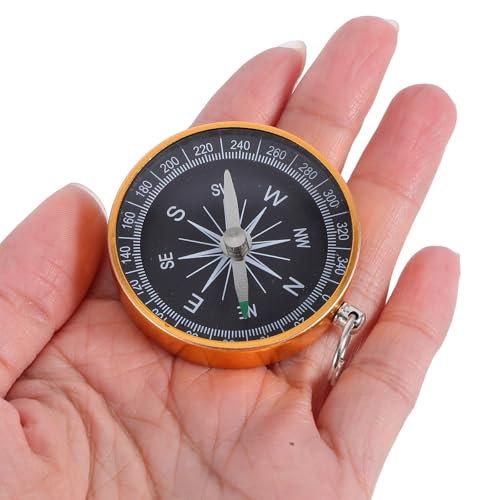 Brújula portátil para senderismo con llavero 44mm miniatura 3