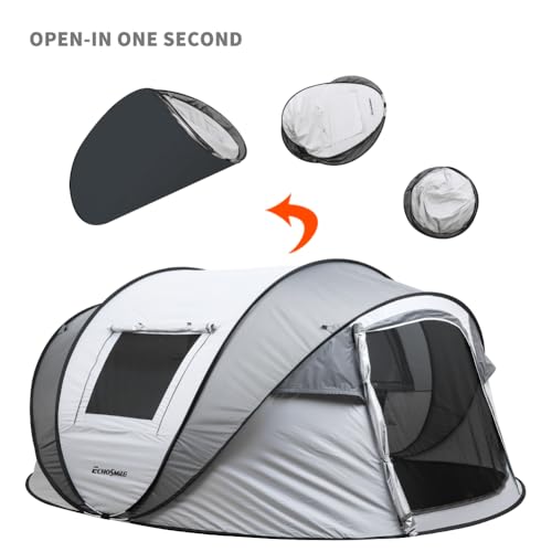 Carpa camping tipo domo impermeable para 2 personas miniatura 5