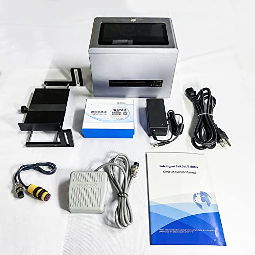 Welczek Intelligent Inkjet Coding Machine With 7 Inch Color Touch Screen Quick-Drying Online Batch Coding Printer For Date, Picture, Barcode, Qr Code, Label, Variable Data Etc #TOP5